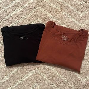 Time & Tru 2-Pack LS Shirts